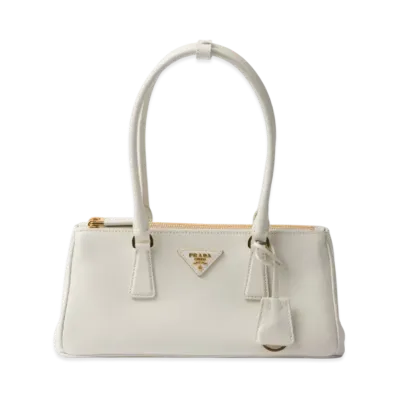PRADA Medium Prada Galleria Leather Bag "White"