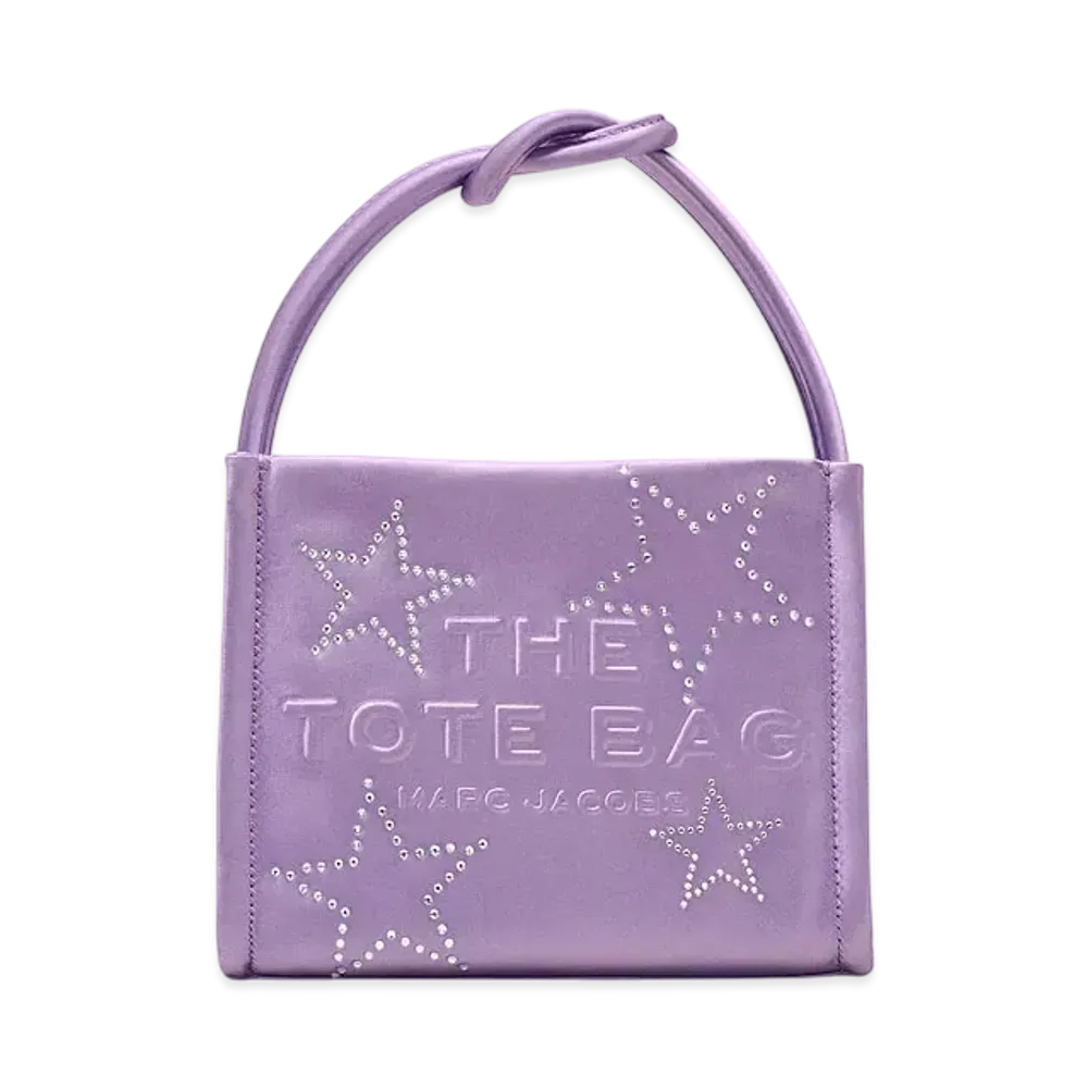 Marc Jacobs The Star Satin Tote Bag Mini "Lilac"