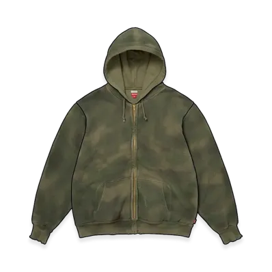 Supreme x A.PRESSE Vintage Zip Up Hooded Sweatshirt "Camo"