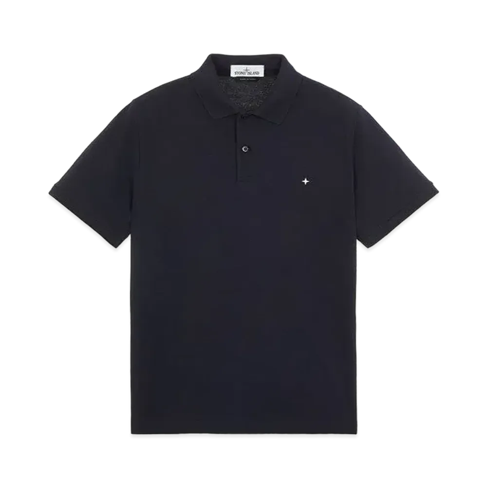 Stone Island 21717 STRETCH COTTON PIQUE_SLIM FIT "Blue"