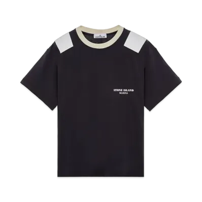 Stone Island 223X3 Marina Crew Neck T-Shirt "Blue"
