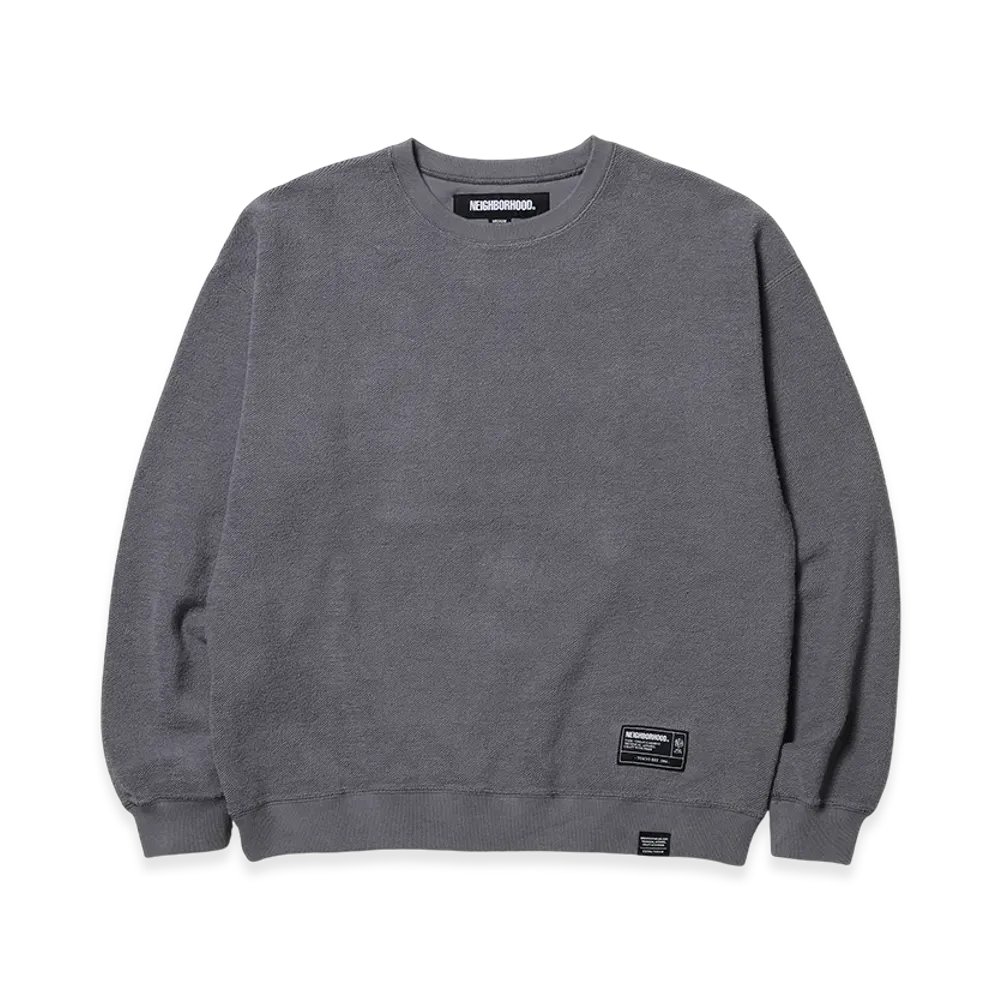 NEIGHBORHOOD Reversible Sweat Shirt LS "Gray"