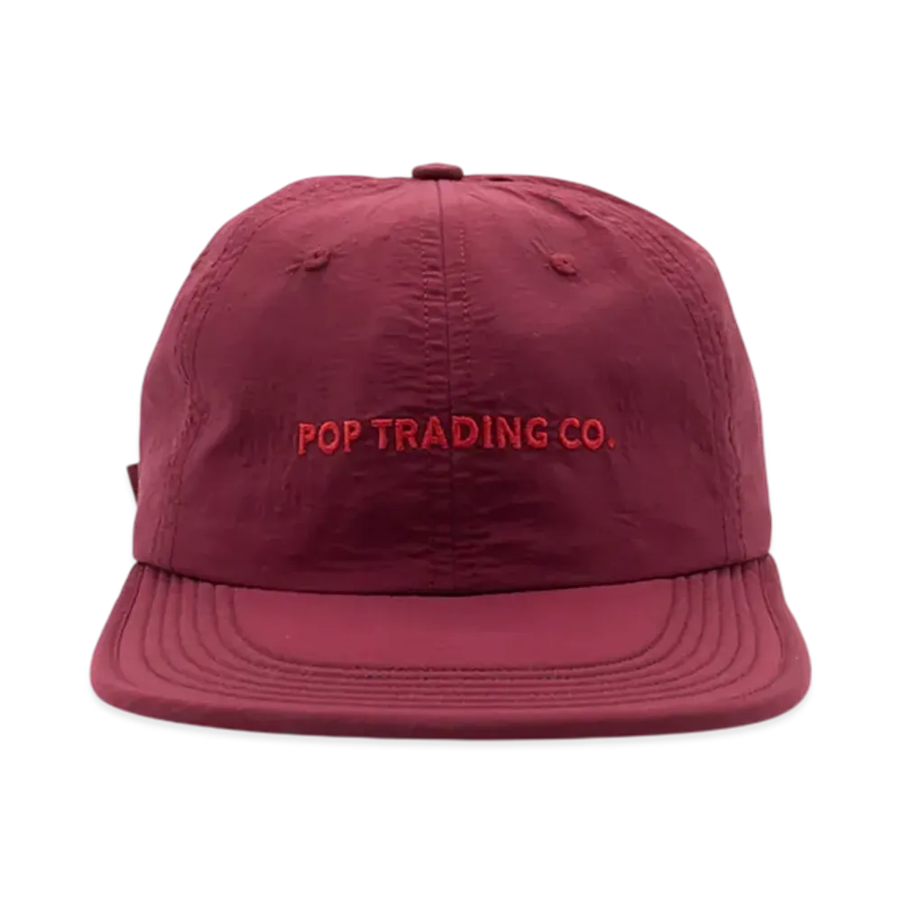 POP TRADING COMPANY Flexfoam 6Panel Hat "Burgundy"