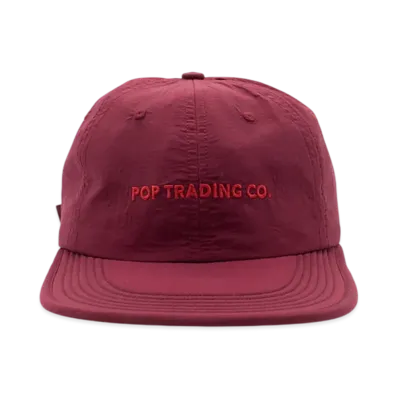 POP TRADING COMPANY Flexfoam 6Panel Hat "Burgundy"