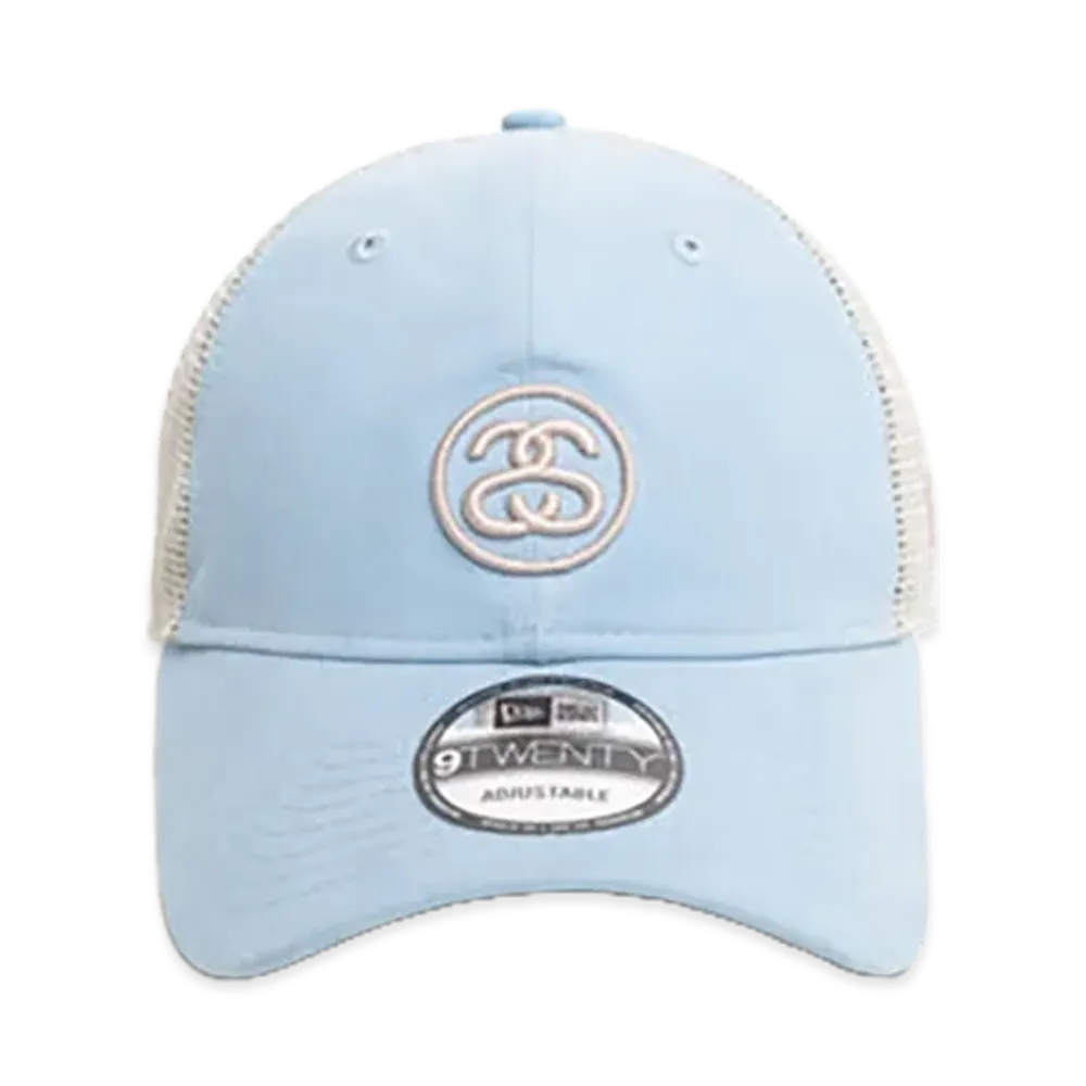 Stussy x NEW ERA 9Twenty SS Link Trucker "Blue"