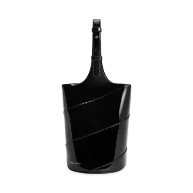 CHARLES & KEITH Torin Cylinder Bucket Bag "Noir"