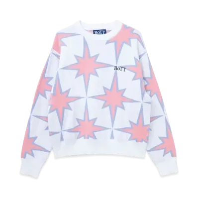 BoTT Sparkle Cotton Sweater "White"