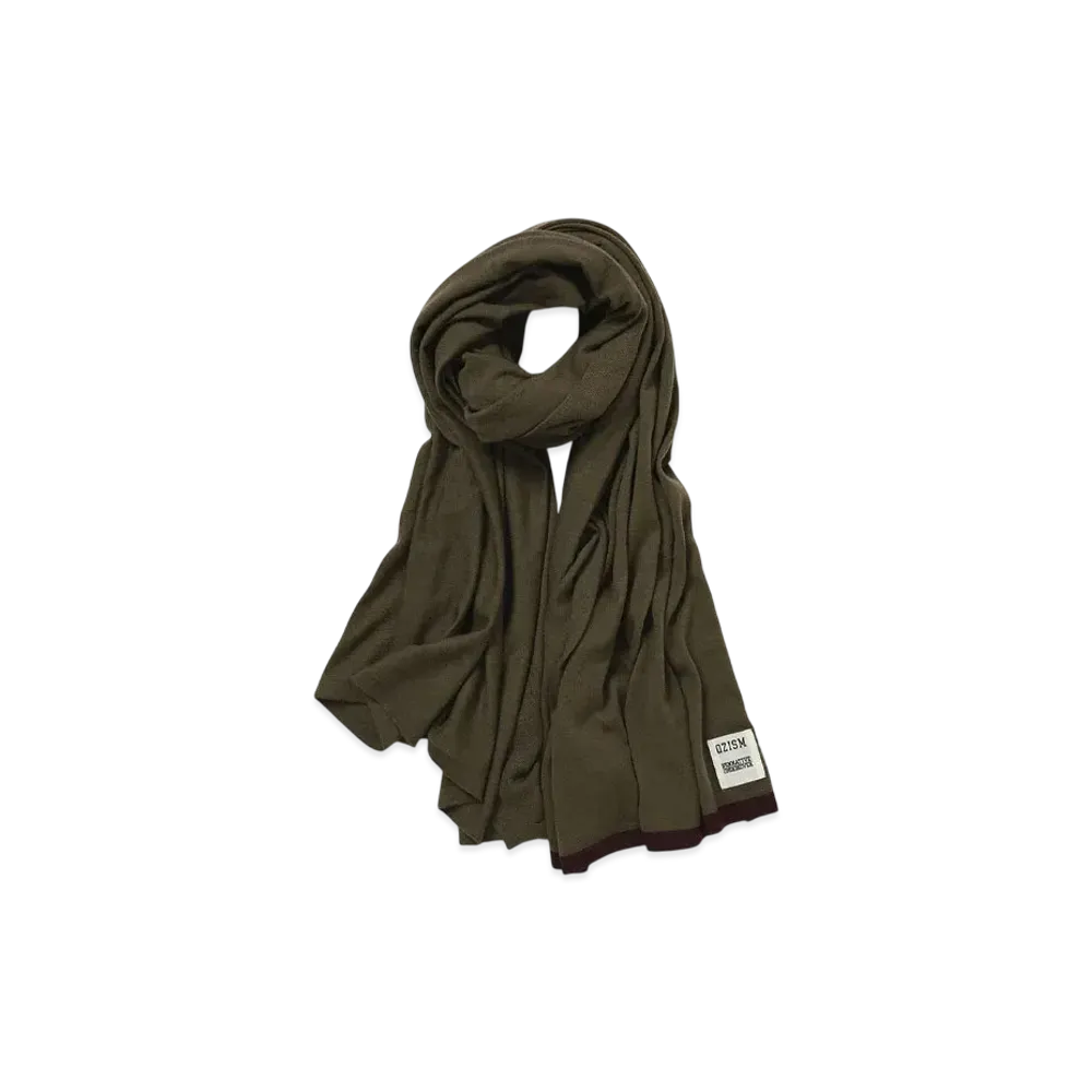 UNDERCOVER x nonnative OZISM Monk Big Stole Wool Yarn "Olive"