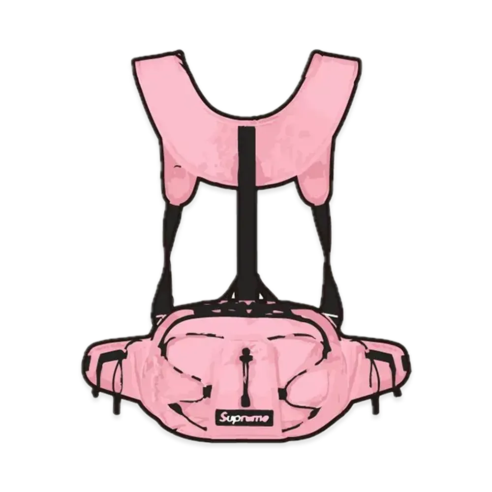 Supreme 2022ss Harness Waist Bag "Pink"