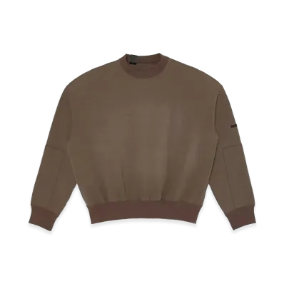 N.HOOLYWOOD COMPILE Crew Neck Sweatshirt "Mocha"