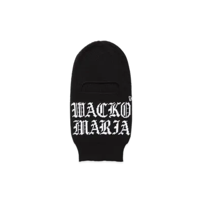 WACKO MARIA x NEW ERA Jacquard Knit Balaclava "Black"
