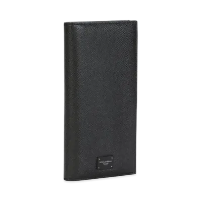 Dolce&Gabbana Vertical Wallet Calf Skin "Black"