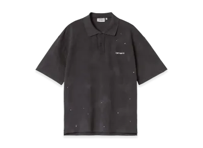 Carhartt WIP S/S Painter Polo "Black/Destroy Wash/Splatter"