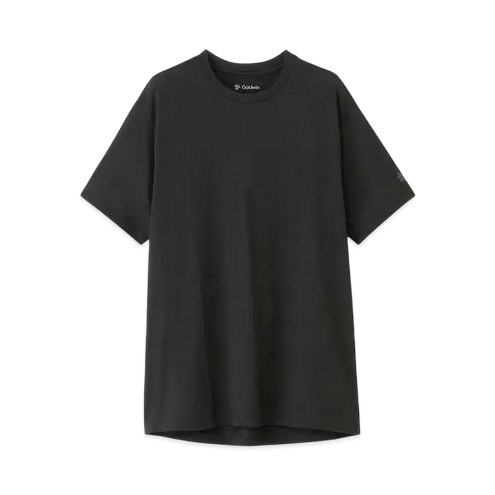 Goldwin Fast Run Hybrid Wool T-Shirt (Unisex) "Black"