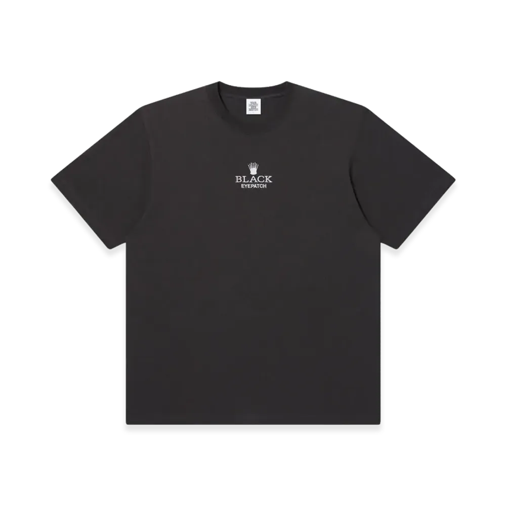BlackEyePatch Chrono Crown Logo Tee "Charcoal/White"