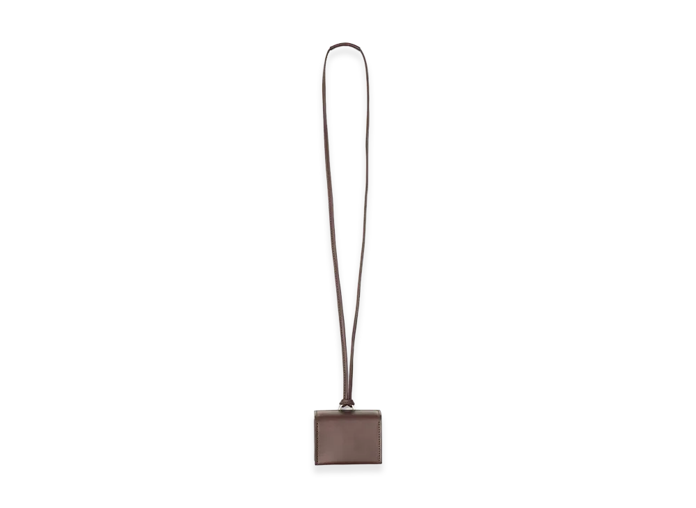 YOKE x TSUCHIYA KABAN Earphone Case Necklace "Brown"