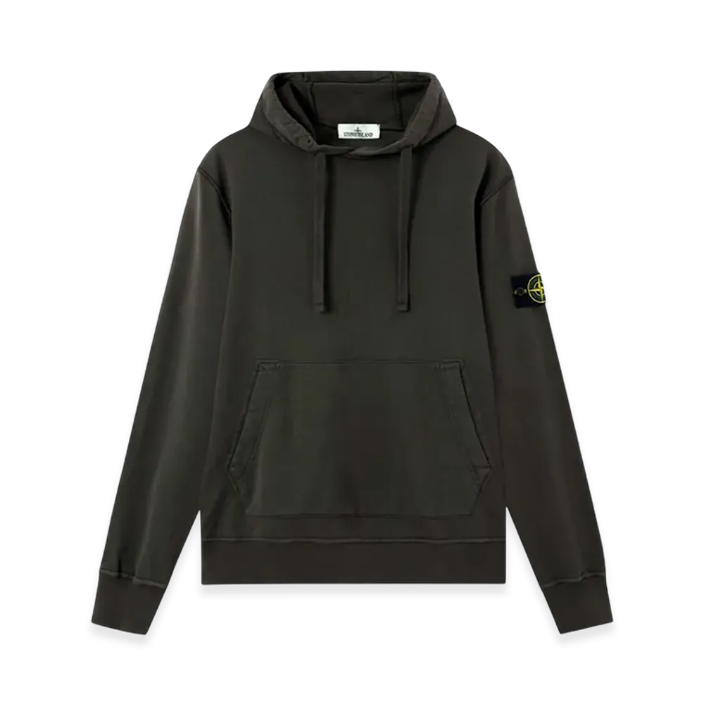 Stone Island Pullover Cotton Hoodie "Olive"
