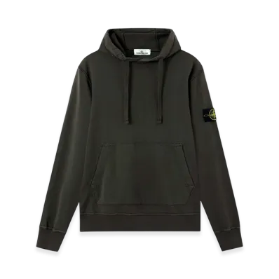 Stone Island Pullover Cotton Hoodie "Olive"