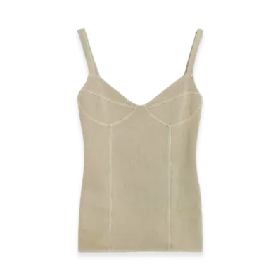 OUR LEGACY Women's Cami Tank "Attic Wash Athletic Rib"