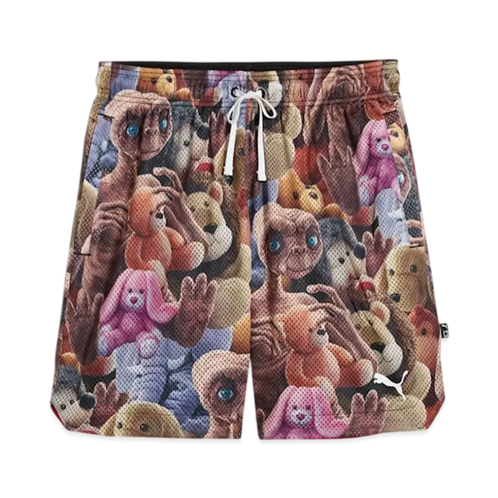 PUMA x E.T. Basketball Hoops AOP Shorts "PUMA Black/Multi"