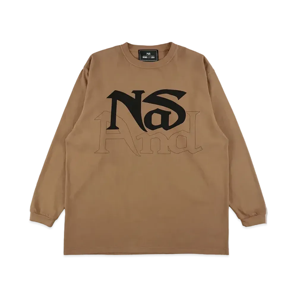 WIND AND SEA Nas L/S Tee 2 "Beige"