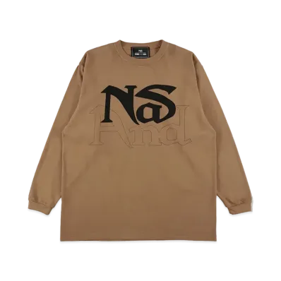 WIND AND SEA Nas L/S Tee 2 "Beige"