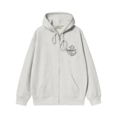 Carhartt Hooded Blaze Jacket "Ash Heather/Black"