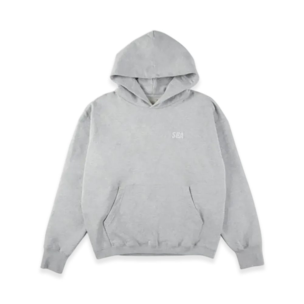 WIND AND SEA Cozy Hooded Sweatshirt "Heather Gray"