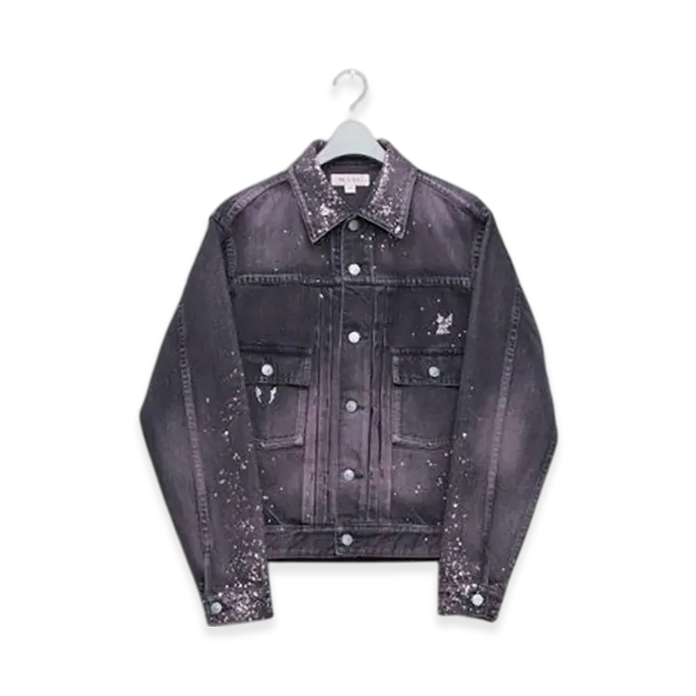 MASUBOYS Stardust Denim Jacket "Black Pink"
