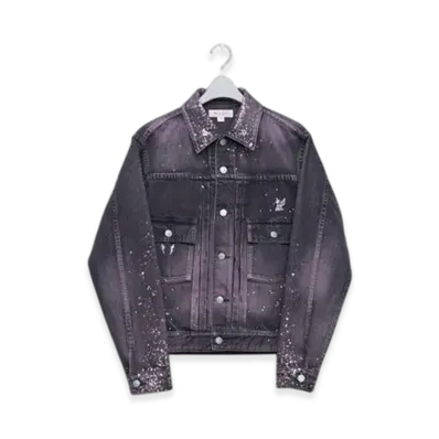 MASUBOYS Stardust Denim Jacket "Black Pink"