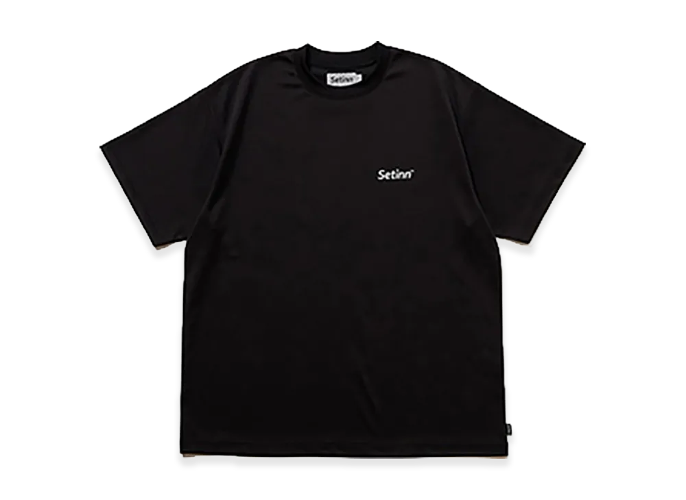 Setinn One Point Script Shirt "Black"