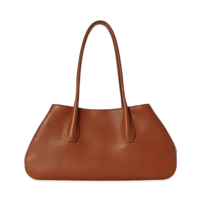 The Row Women's Alger Leather Shoulder Bag "Acero"
