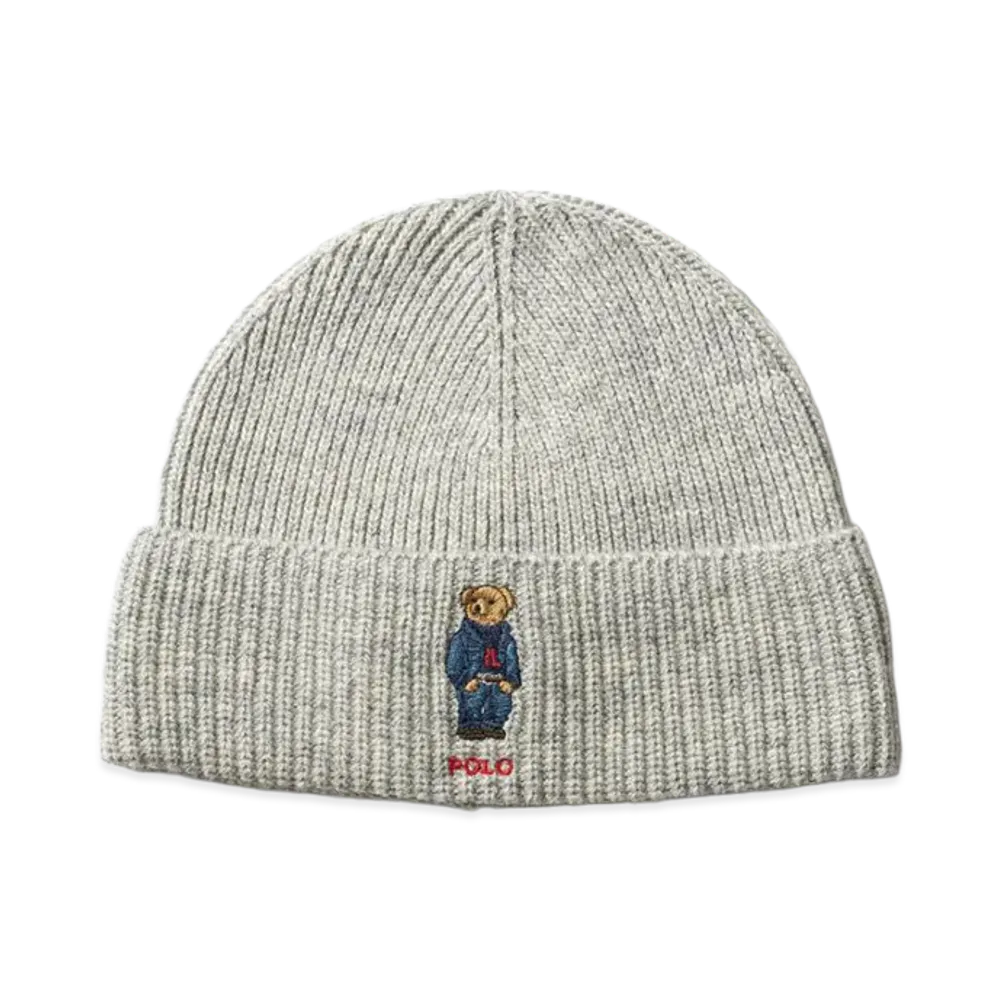 Polo Ralph Lauren Solid Denim Bear Beanie "Classic Navy"