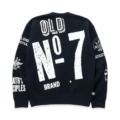 RATS Crazy Crew Neck Sweat "Black"