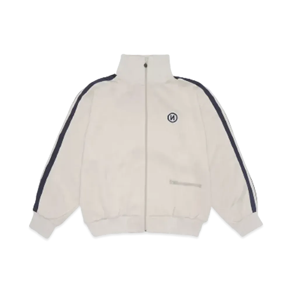 9090 N Logo Simple Track Jacket "Ivory"