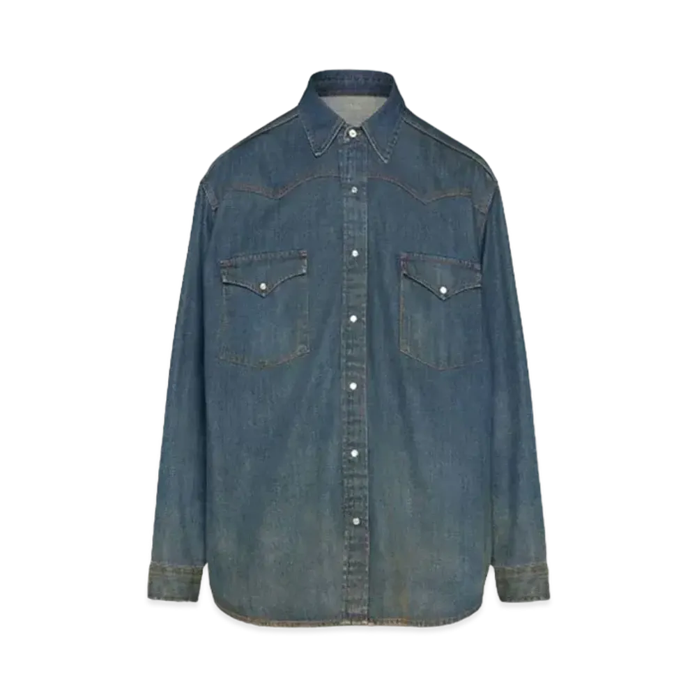Maison Margiela Americana Wash Shirt "Vintage Blue"