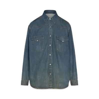 Maison Margiela Americana Wash Shirt "Vintage Blue"