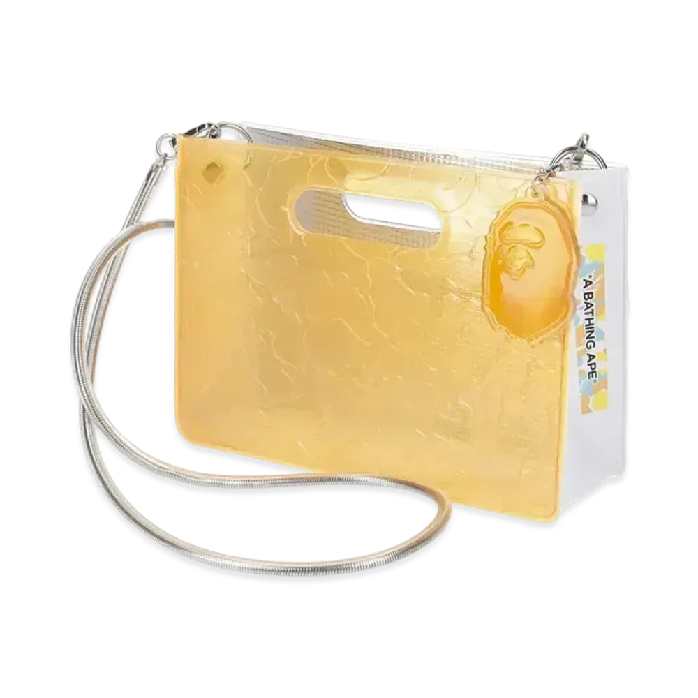 A BATHING APE x nana-nana A5 Horizontal Bag Sapporo Store Exclusive "Orange"