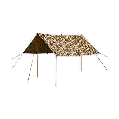 A BATHING APE x GRIP SWANY Camo Fireproof Tarp "Beige"