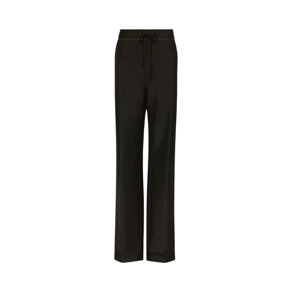 Maison Margiela Women's Mohair Trousers "Black"