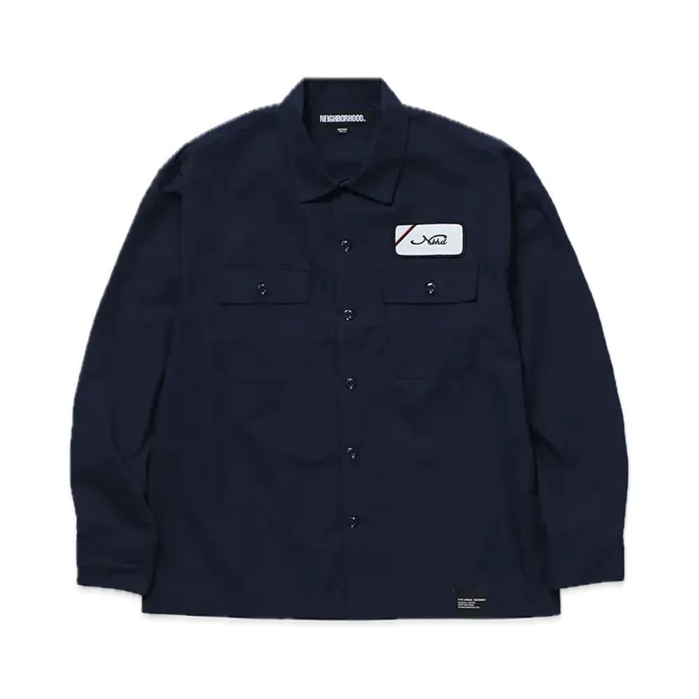 NEIGHBORHOOD Classic Work Shirt LS-1 "Navy"
