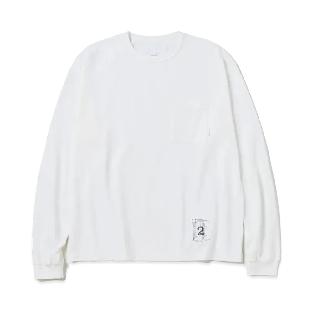 NEIGHBORHOOD BW . Crewneck LS "White"