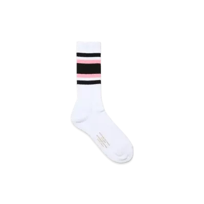 WACKO MARIA Striped Socks "Pink"