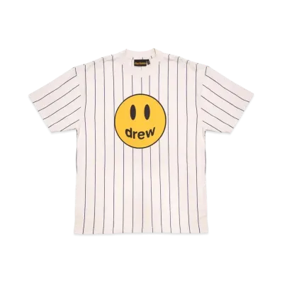 drew house mascot ss tee "Navy Pinstripe"