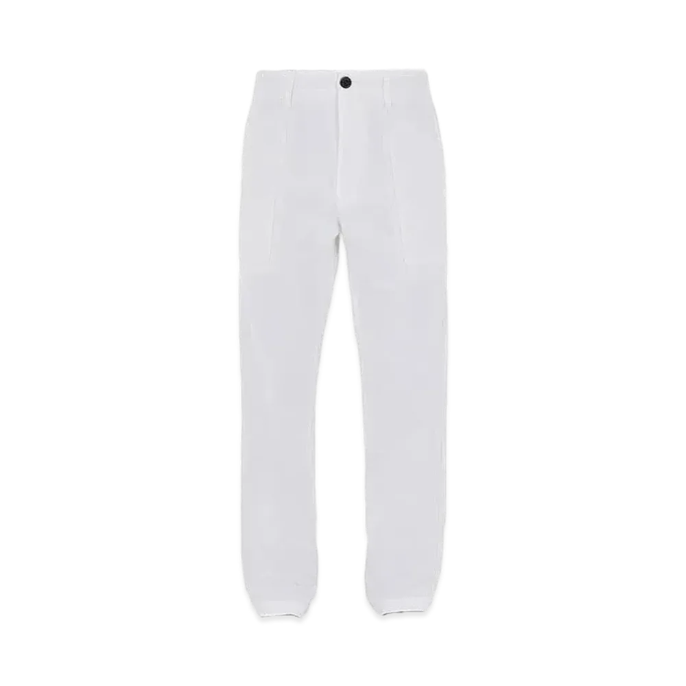 Stone Island 31604 TEXTURED BRUSHED RECYCLED COTTON "White"