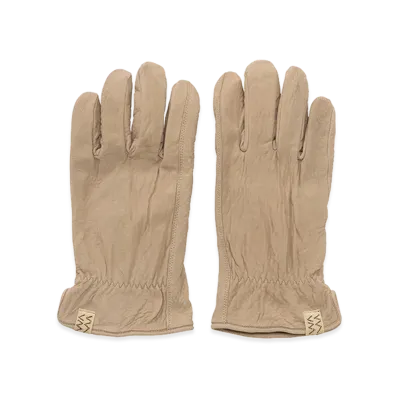 visvim Suede Gloves "Beige"