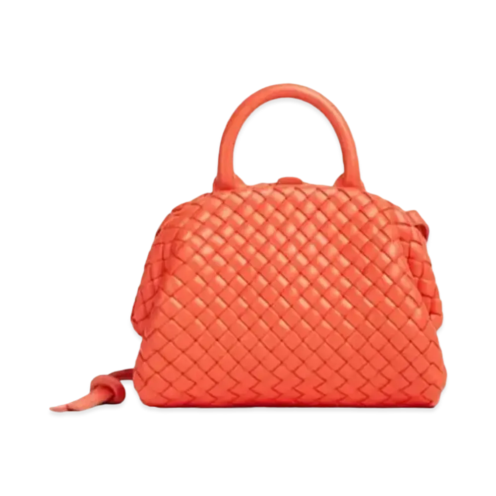 Bottega Veneta Top Handle Leather Mini Bag "Sunburst"