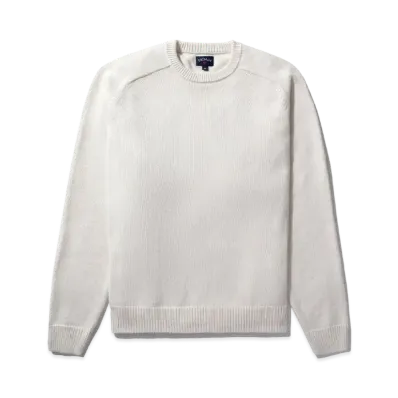Noah Cotton Sweater "White"