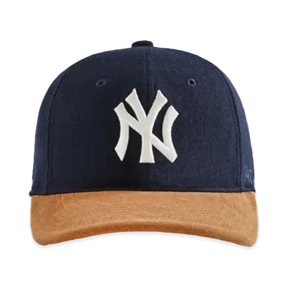 Kith & '47 for New York Yankees Unstructured Wool Fitted With Suede Brim "Nocturnal"