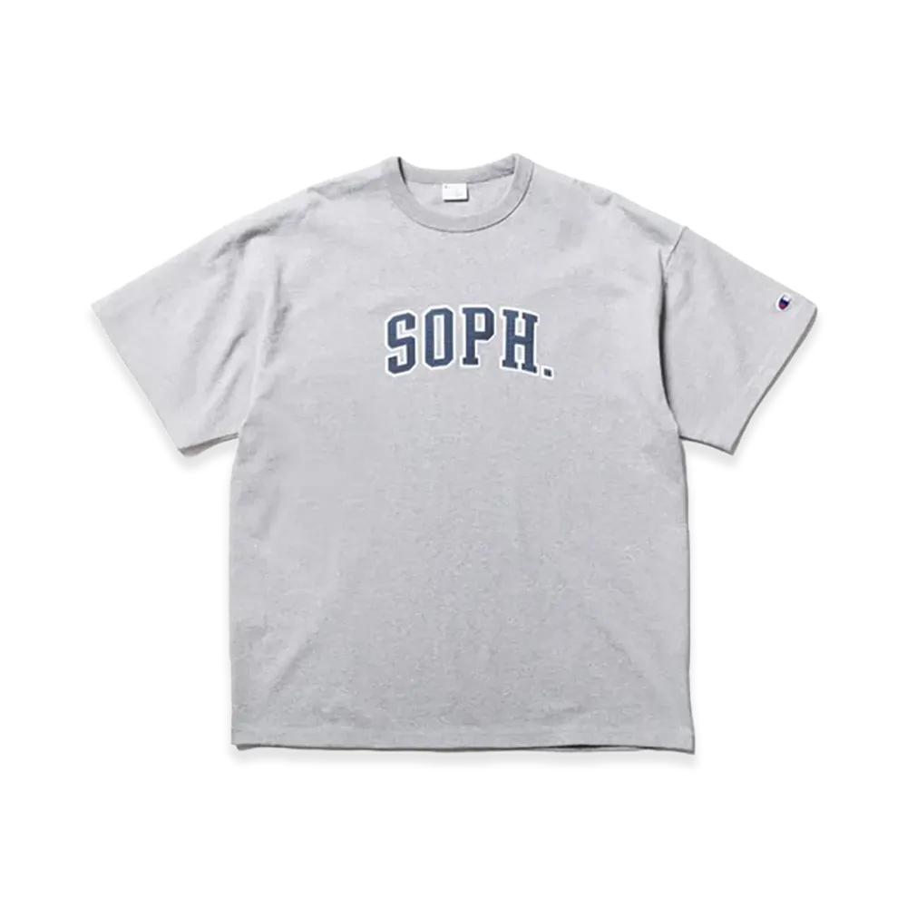 SOPH. x Champion Crewneck Tee "Gray"